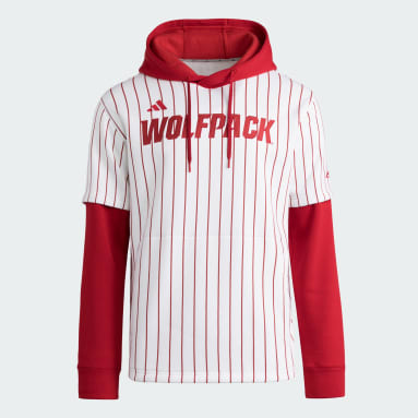NC State Wolfpack Youth Baseball Jersey Hoodie