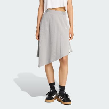 falda ASIMÉTRICA adidas ORIGINALS DE TEJIDO WAFFLE