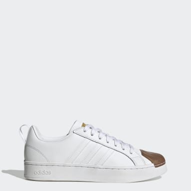 Women's adidas cloudfoam white on sale