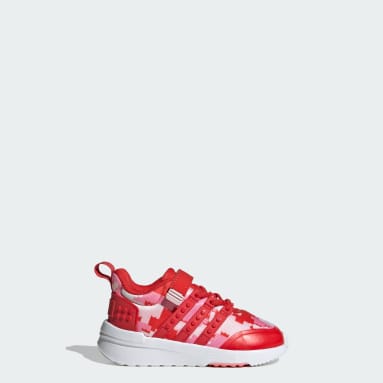 Kinderen Sportswear rood adidas x LEGO® Racer TR21 Schoenen met Elastische Veters en Klittenband
