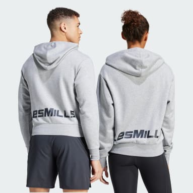 adidas Adventure Graphic Hoodie - Grey, Men's Lifestyle