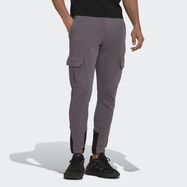 Men Sportswear Grey Future Icons Fleece Cargo Joggers