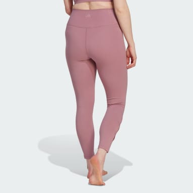 Legging fendu 7/8 Yoga Studio Rose Femmes Entraînement