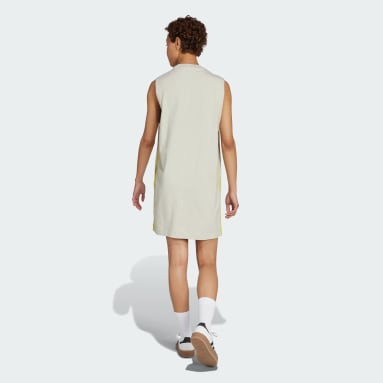 Váy Không Tay In Họa Tiết 3 Sọc Essentials