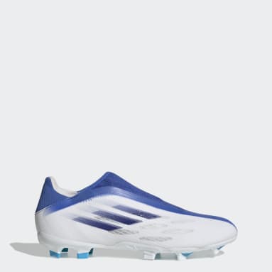 Soccer White X Speedflow.3 Laceless Firm Ground Cleats