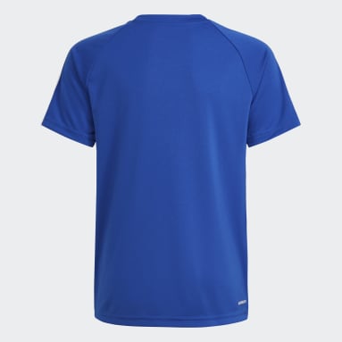 Camiseta adidas Sereno AEROREADY Azul Niño Sportswear