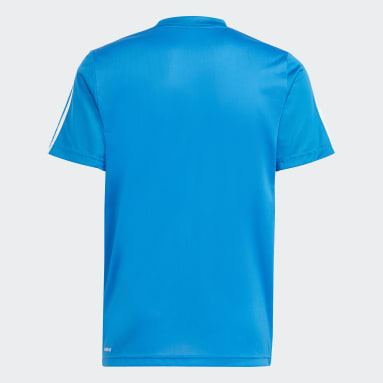 Camiseta Train Essentials AEROREADY 3 Rayas Ajuste Clásico Azul Niño Sportswear