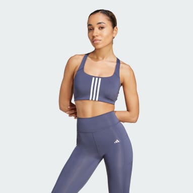 Powerimpact Training Medium-Support 3-Stripes Bra