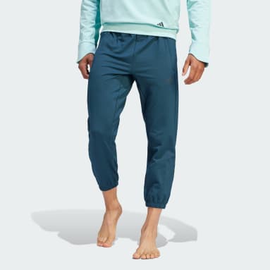 Men Training Turquoise Designed for Training Yoga Training 7/8 Pants