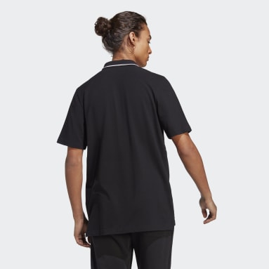 Muži Sportswear čierna Polokošeľa Essentials Piqué Small Logo