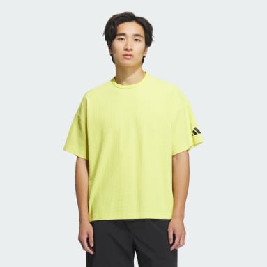ルーズフィット ワッフルファブリック 半袖Tシャツ