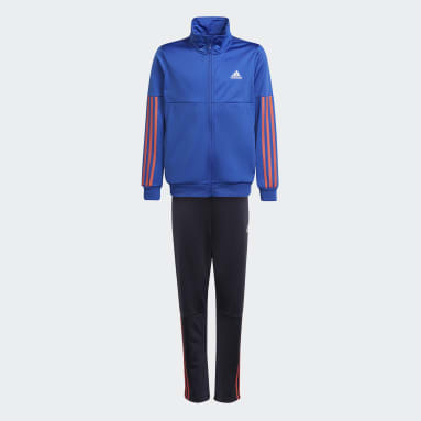 Chlapci Sportswear modrá Tepláková súprava 3-Stripes Team