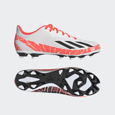 Football White X Speedportal Messi.4 Flexible Ground Boots