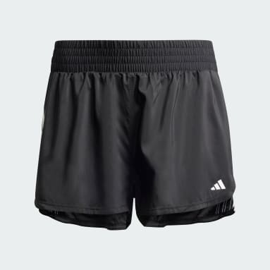 Pacer Training 3-Stripes Woven High-Rise Shorts (store størrelser)