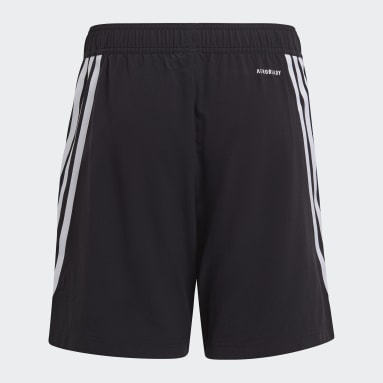 Boys Sportswear Black AEROREADY Primegreen 3-Stripes Woven Shorts