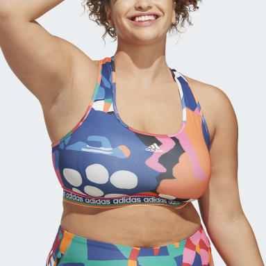 Top Deportivo adidas x FARM Rio Soporte Medio Verde Mujer Training