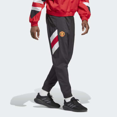 Pantalón Manchester United Icon Tejido Negro Hombre Fútbol