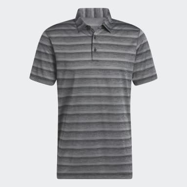 Two-Color Striped Polo Shirt