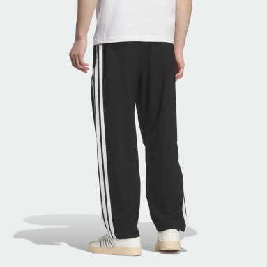 트윌 루즈 핏 테이퍼드 오픈 헴 팬츠