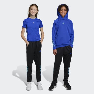 Kids Sportswear Black Train Icons AEROREADY 3-Stripes Knit Pants
