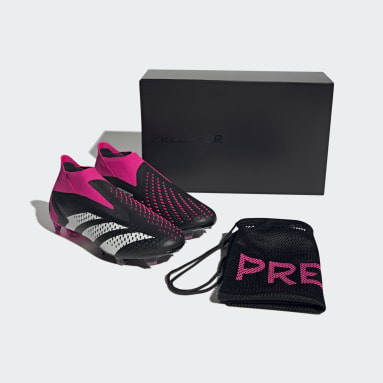 Chuteira Predator Accuracy+ Campo Preto Futebol