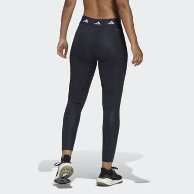 Leggings Techfit Pixeled Camo Blu Donna Fitness & Training