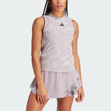 NWT Adidas Own The Run Athletic Tank Top Women’s Purple Tint FL7807 Size XL