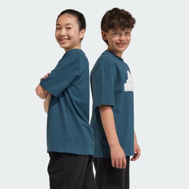 T-shirt Future Icons Logo Piqué Turquoise Enfants Sportswear