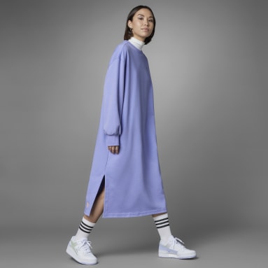 Women's Sportswear Purple Sportswear Fleece Dress