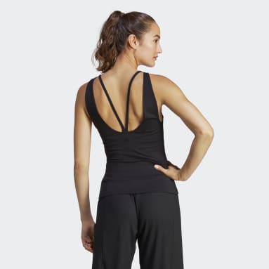 Kvinder Yoga Sort Yoga Studio tanktop