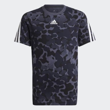 Future Icons 3-Stripes Tee Niebieski