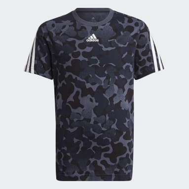 T-shirt Future Icons 3-Stripes Blu Ragazzo Sportswear
