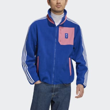 Men Soccer Blue Juventus Lifestyler Fleece Jacket