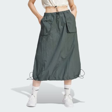 Women Sportswear Grey City Escape Cargo Skirt