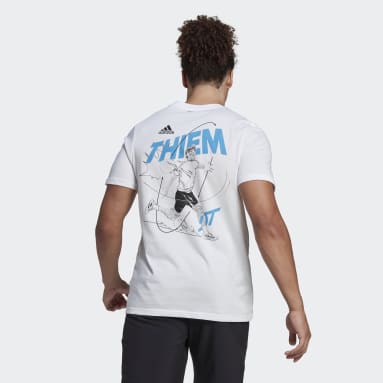 Camiseta Thiem Graphic Blanco Hombre Tenis