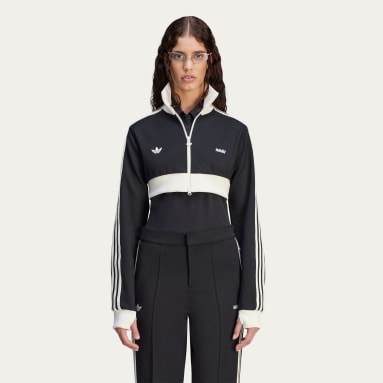 เสื้อแทรคทรงครอป adidas by Avavav