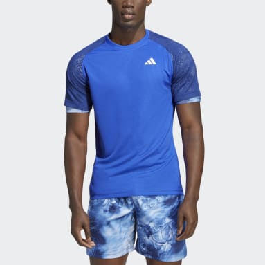 Camiseta Melbourne Ergo HEAT.RDY Raglán para Tenis Azul Hombre Tennis