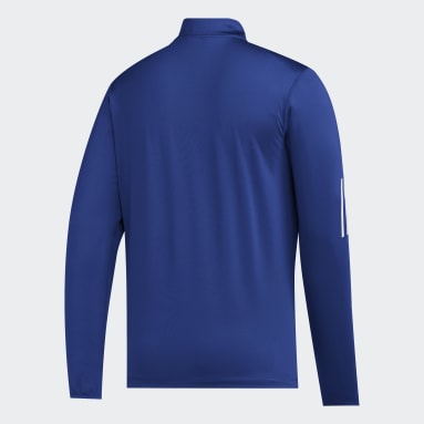 Men's Training Blue KU Long Sleeve Sweatshirt