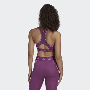 Top Deportivo Hyperglam Techfit Cebra Violeta Mujer Training