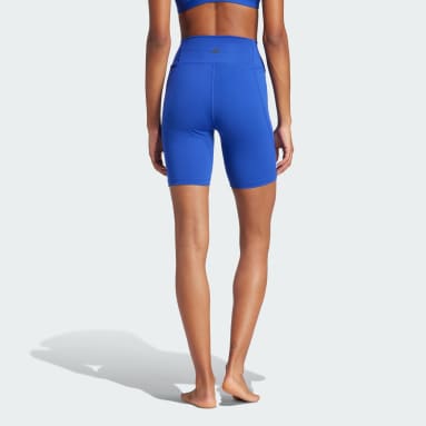 Women Training Blue All Me Essentials 7-Inch Short Leggings