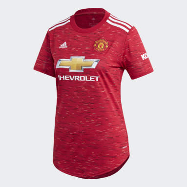 Jersey Local Manchester United 20/21 Rojo Mujer Fútbol