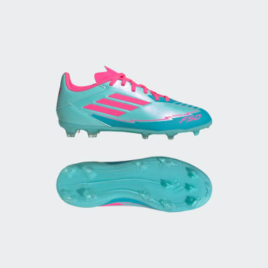 รองเท้าฟุตบอล F50 League Messi Firm/Multi-Ground สำหรับเด็ก