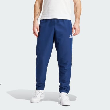 Adidas Pantaloni di tuta e sportivi MODA UOMO Pantaloni Gamba larga Blu navy M sconto 90% 