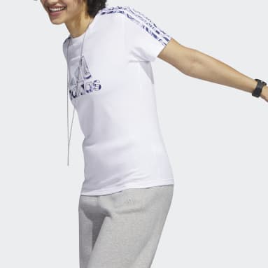 Women Sportswear White Soft Luxe 3-Stripes Tee