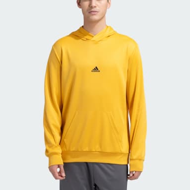 Mens yellow adidas hoodie online