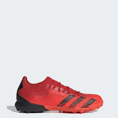 chuteira society adidas predator vermelha
