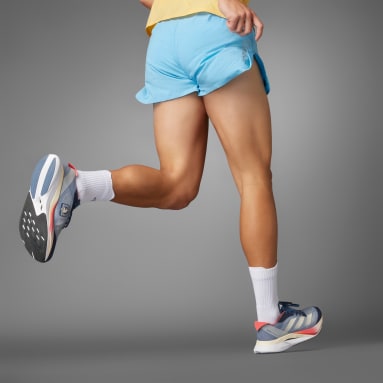 Men's Running Blue Boston Marathon 2024 Adizero Running Split Shorts