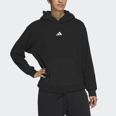 Sweat-shirt à capuche court Select noir Femmes Basketball