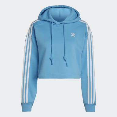 Adidas cropped on sale hoodie damen