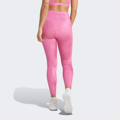 Mallas 7/8 DailyRun Camo con Relieve Rosa Mujer Running